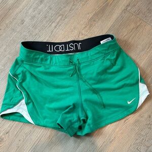 Nike JUST DO IT waistband running shorts